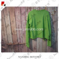 JannyBB green long sleeve girls knit sweater